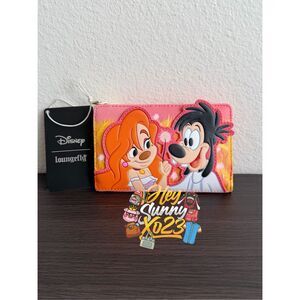 Loungefly Disney A Goofy Movie Max & Roxanne Dandelion Zip Wallet